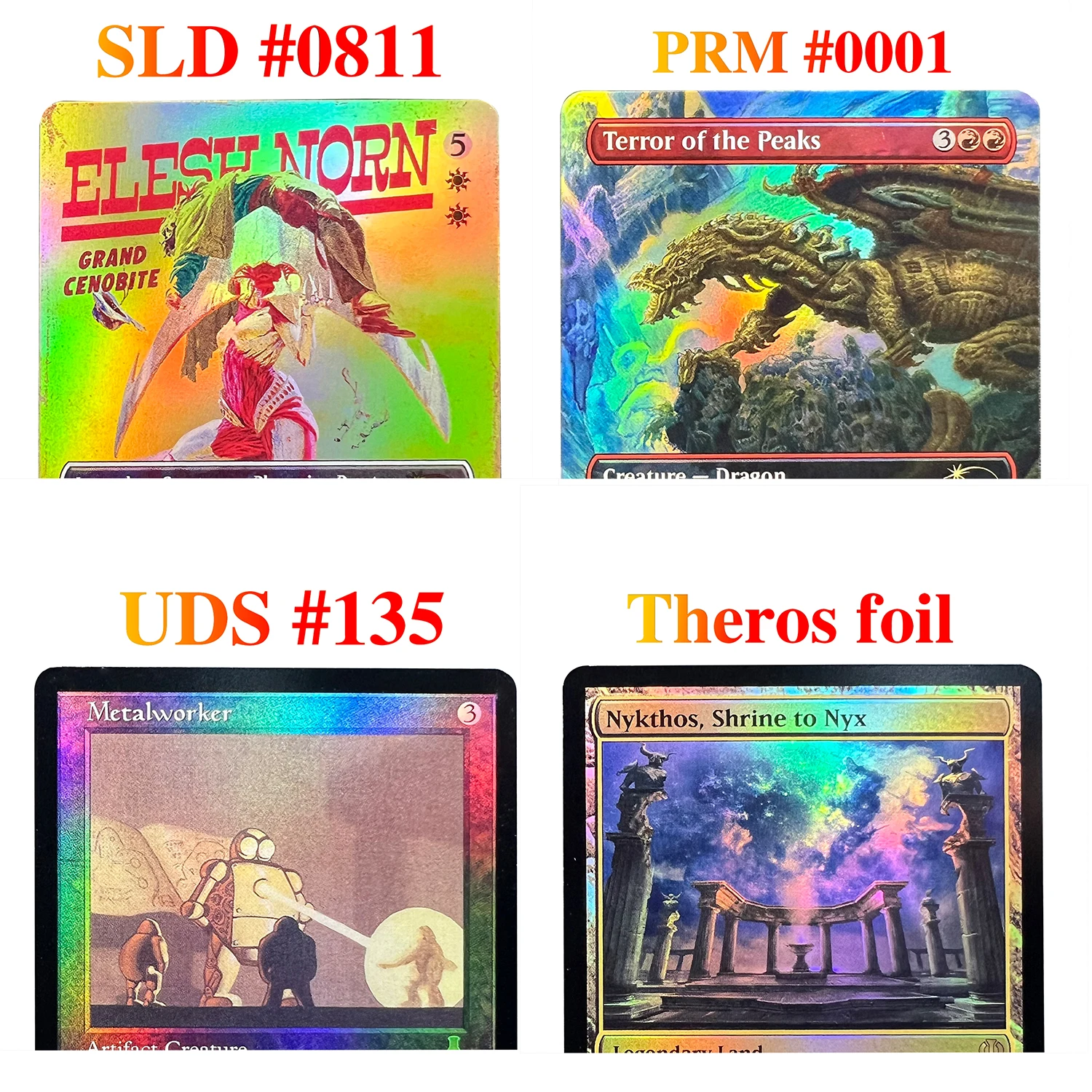 Фото Настольная игра MAGIC PROXY Custom FOIL TCG Cards Party Games INR Sets Card Высококачественные карты Terror of the Peaks MTG Trading Card №1