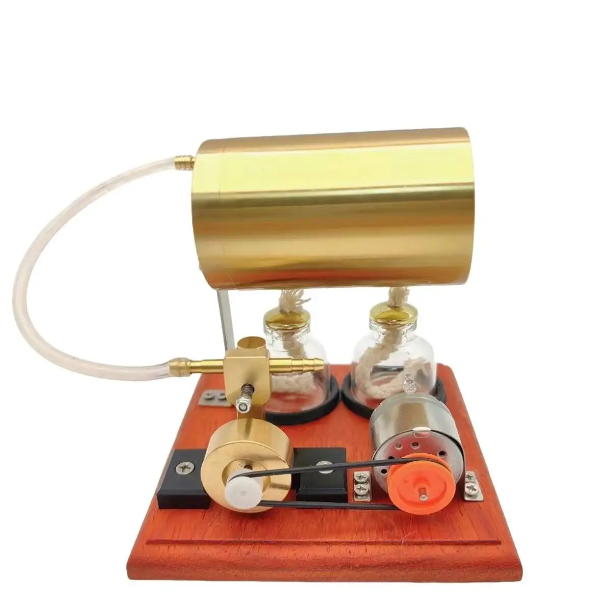 Одноцилиндровая модель поворотного двигателя парового генератора в стиле ретро