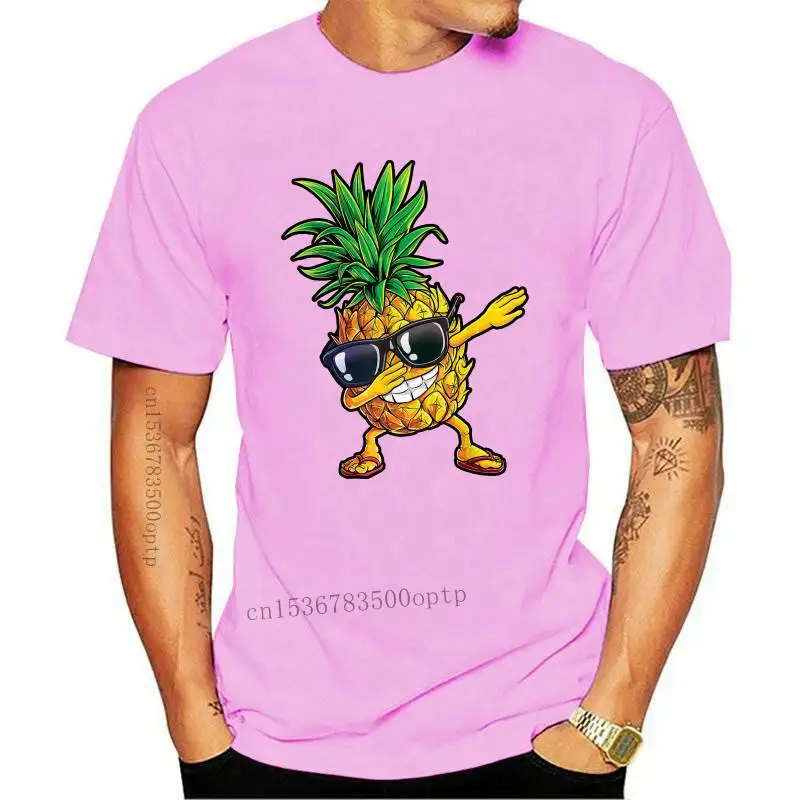 

FASHION New Dabbing Pineapple Sunglasses Aloha Beaches Hawaii Tshirt Man T Shirt Shirts Cotton Summer Tops Tshirts Short Sleeves