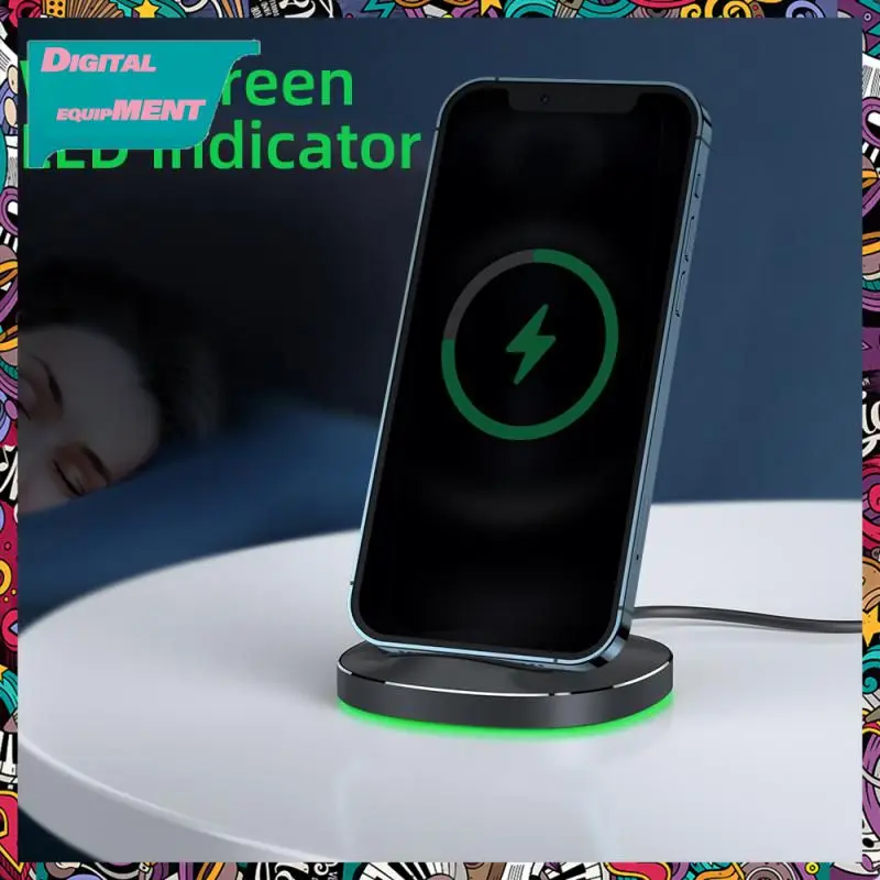 

For Samsung Mobile Phone Chargers Aluminum Alloy Ergonomic Qi Wireless Charger Stand Black Double Coil Office Accessories