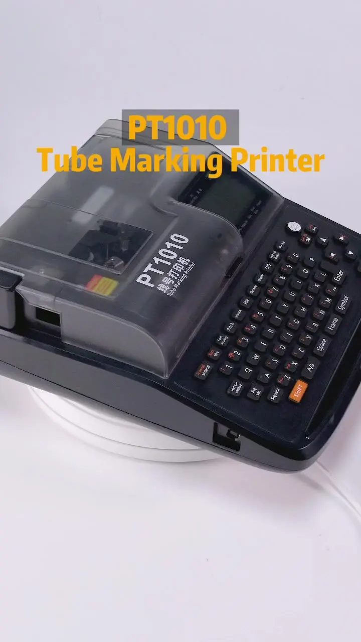 

Hot sale puty PT1010 thermal transfer cable label printer