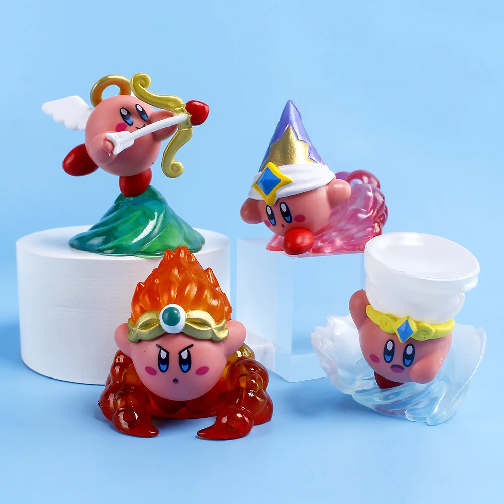 

4 шт./набор, фигурки героев аниме «Kirby»
