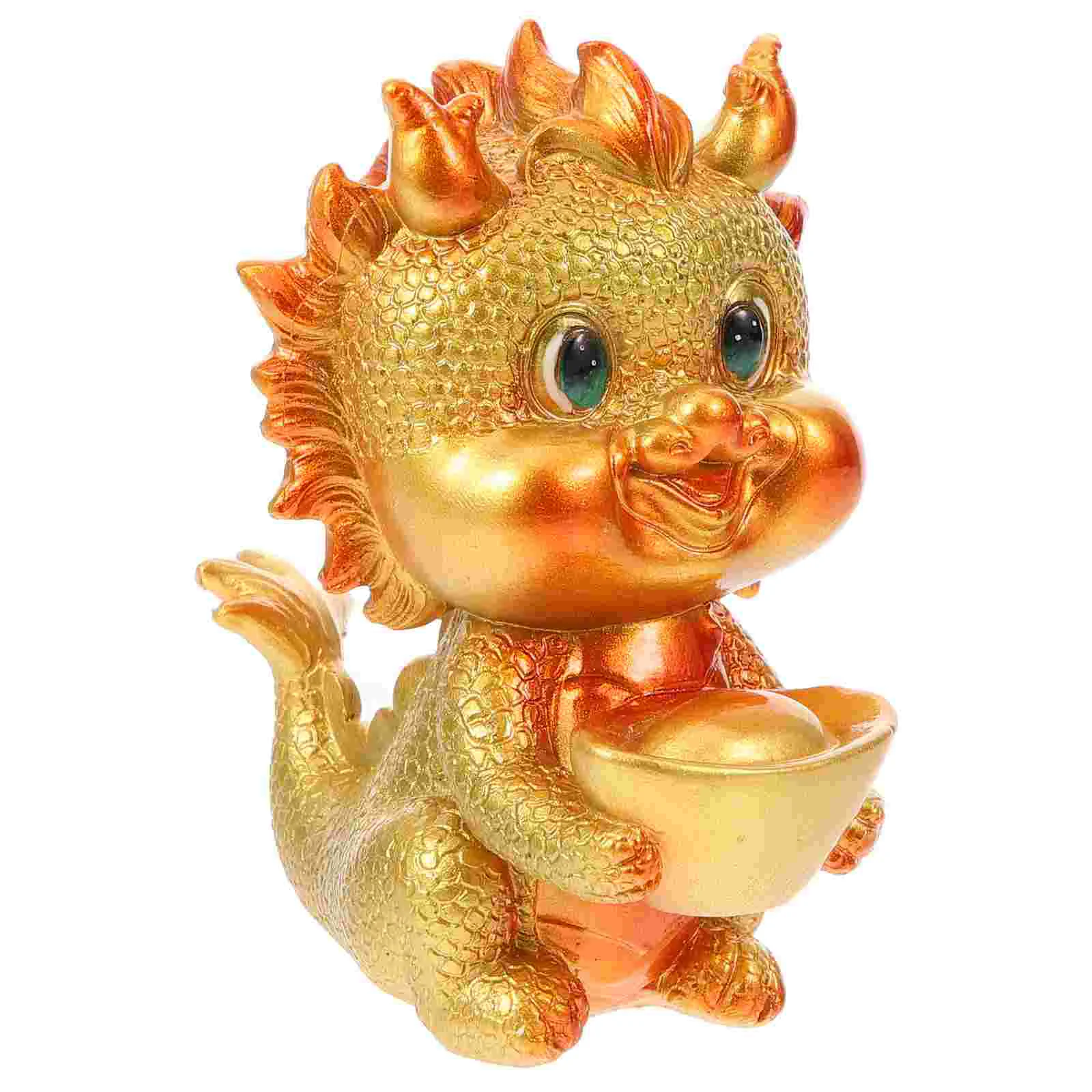

Chinese Dragon Model Desktop Dragon Statue Auspicious Dragon Craft Decoration