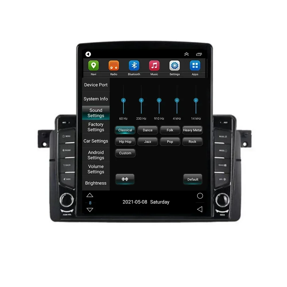 8 + 128G 2 din Android Auto Радио для BMW E46 M3 318/320/325/330/335 Carplay 5G Автомобильный мультимедийный