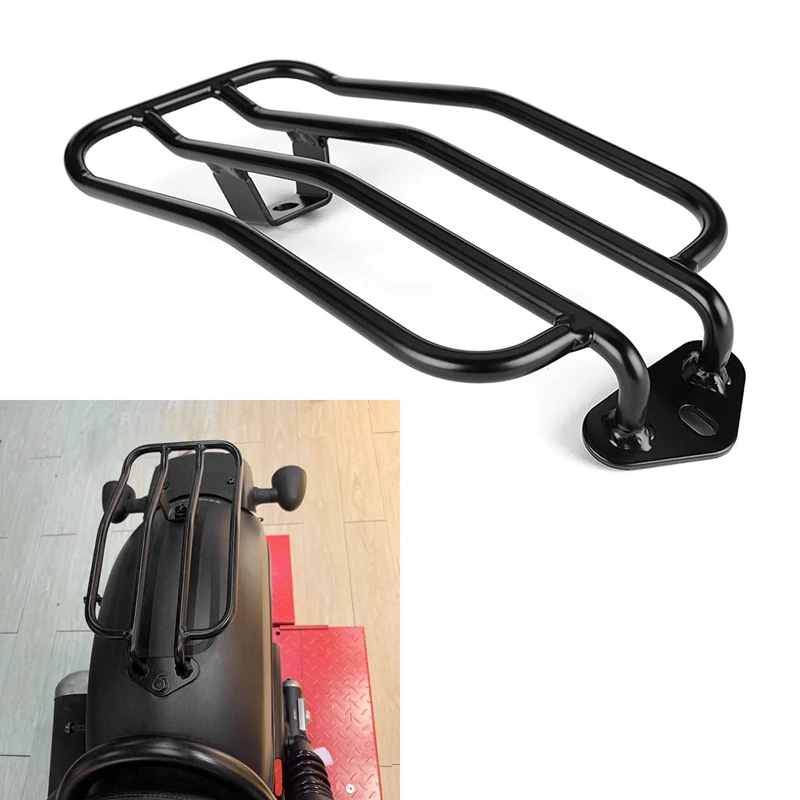 Черная задняя багажная полка Tail Rack Touring Carrier для Honda REBEL CM500 CM300 2017 + Аксессуары