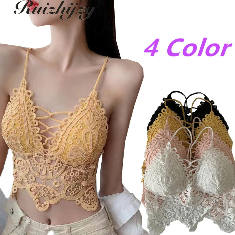 

Бюстгальтер Ruizhijzg с открытой спиной, бюстгальтер пуш-ап, укороченный топ с мягкими чашками, без косточек, сексуальный женский бюстгальтер с ...