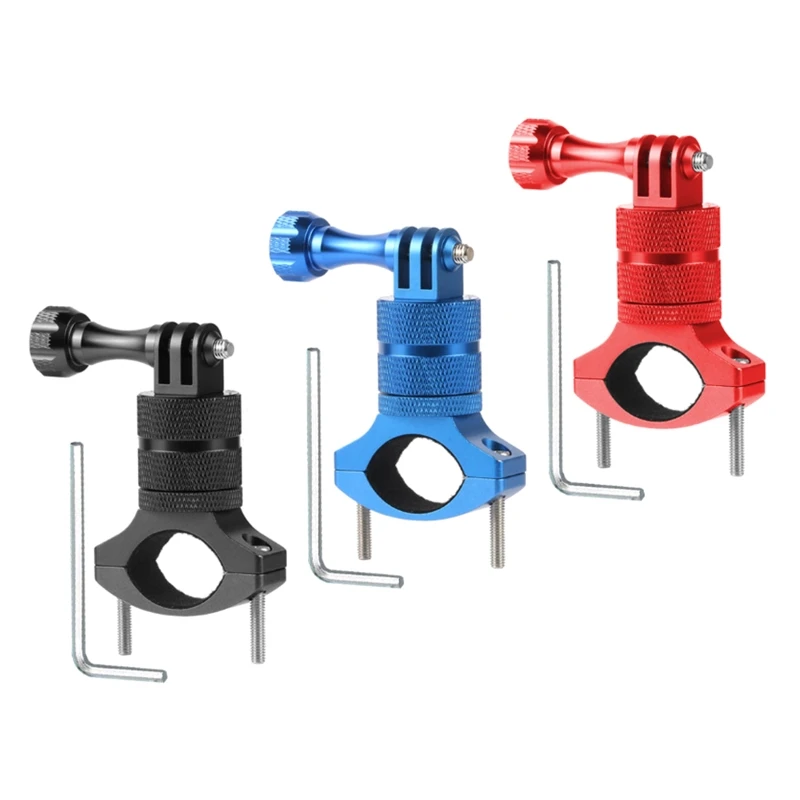 

2022 New 360 Degree Rotation Bike Bicycle Motorcycle Handlebar Handle Camera Accessories