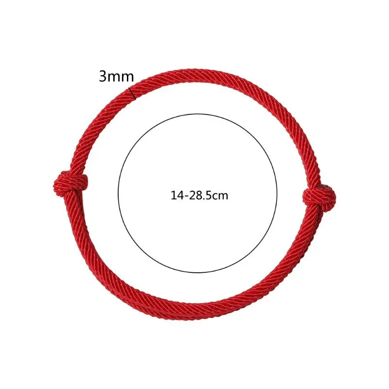 652F 2 простых одинаковых браслета ручной работы регулируемый браслет Lucky Kabbalah