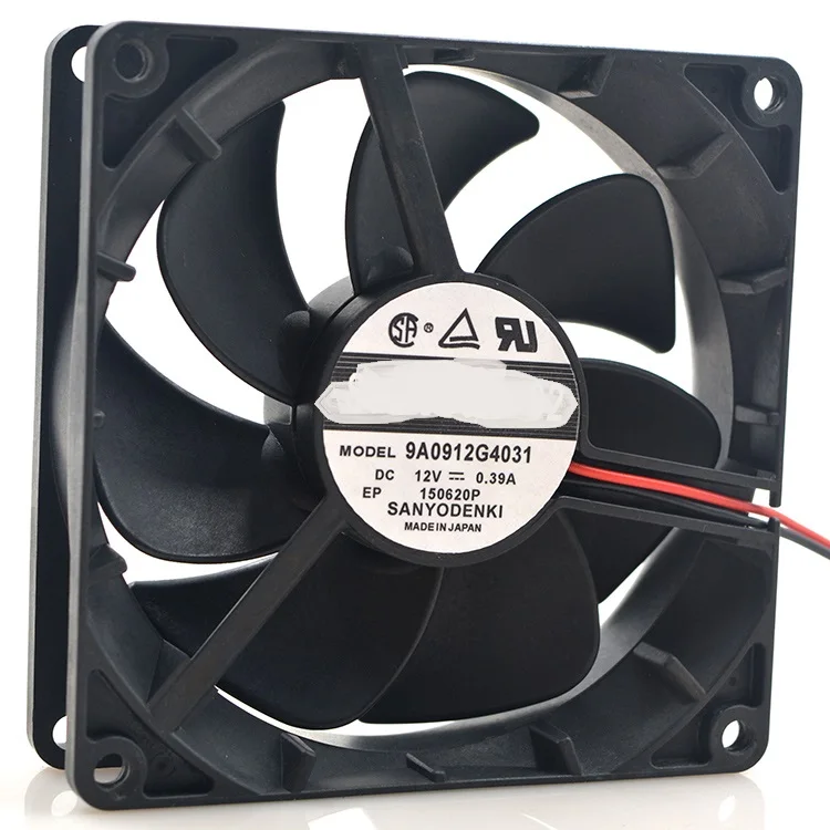 

Новый оригинальный двухпроводный охлаждающий вентилятор 9A0912G4031 12 В 0.39A 9025 9 см