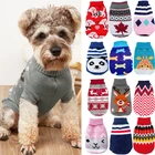 Одежда для домашних животных, свитер для собак, костюм для кошек для маленьких собак, одежда для рождественского оленя, свитер для кошек, пальто для собак, теплое трикотажное пальто для домашних животных на Хэллоуин