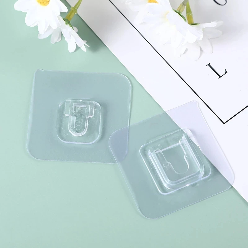 

Punch-free female buckle Transparent non-marking sticker Double-sided sticker Insert plate socket holder hook Super glue buckle