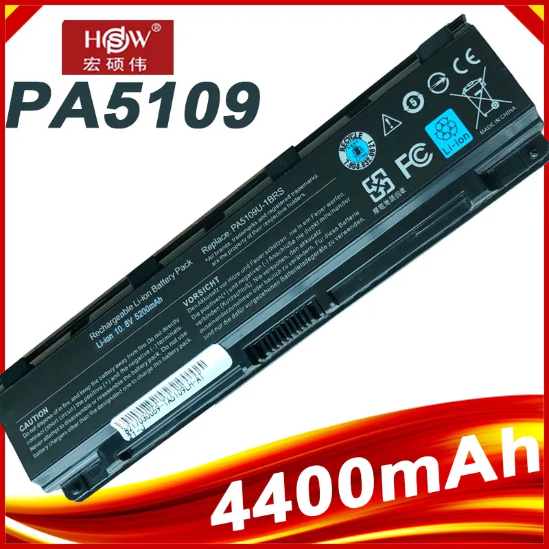 

Battery for Toshiba PA5108U-1BRS PA5109U-1BRS PA5110U-1BRS PABAS271 PABAS272 PABAS273 Satellite C50T C55 C55D C70 C75D C840 C805