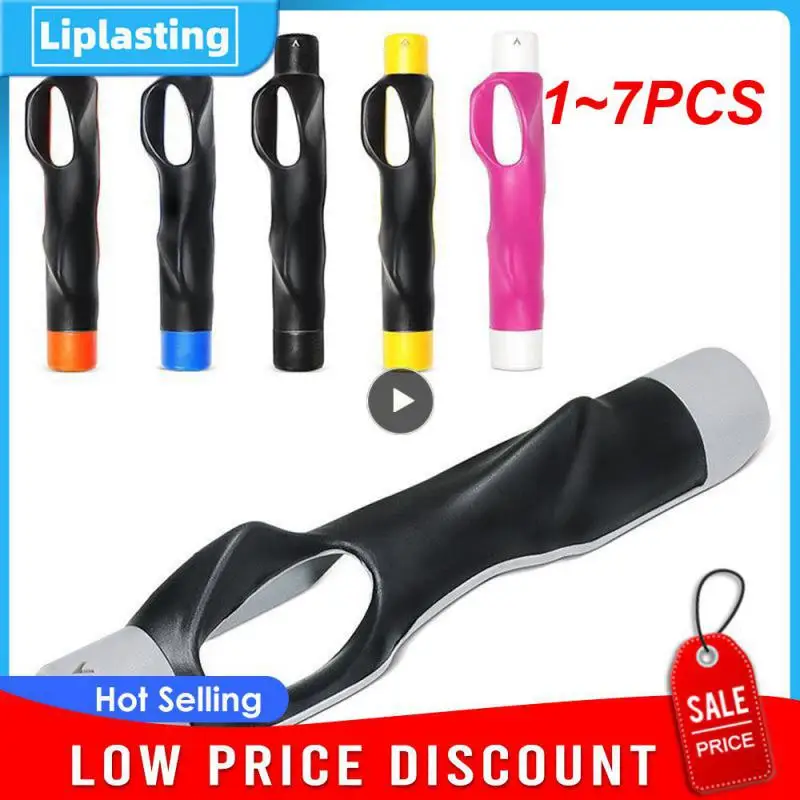 

1~7PCS Golf Grip Trainer Attachment Outdoor Golf Swing Trainer Beginner Gesture Alignment Training Aids Correct Training Grip