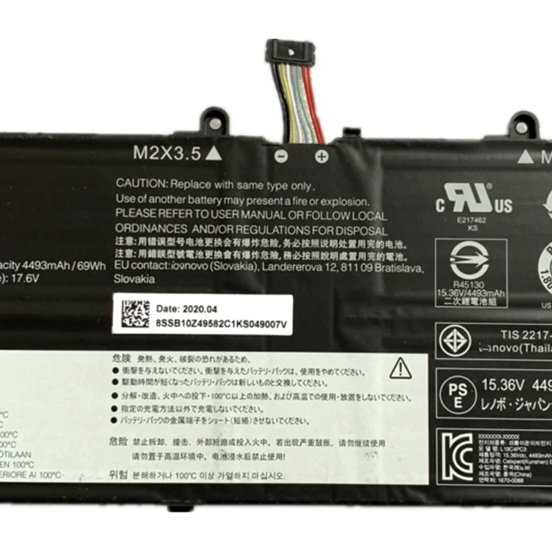 Фото Новый аккумулятор L19C4PC3 L19M4PC3 для Lenovo Legion S7 15IMH5 15IMH6 15ARH5 82HM 15ACH6 Y9000X Rescuer R9000X Y750S 15IMH 81YX 82BC №3