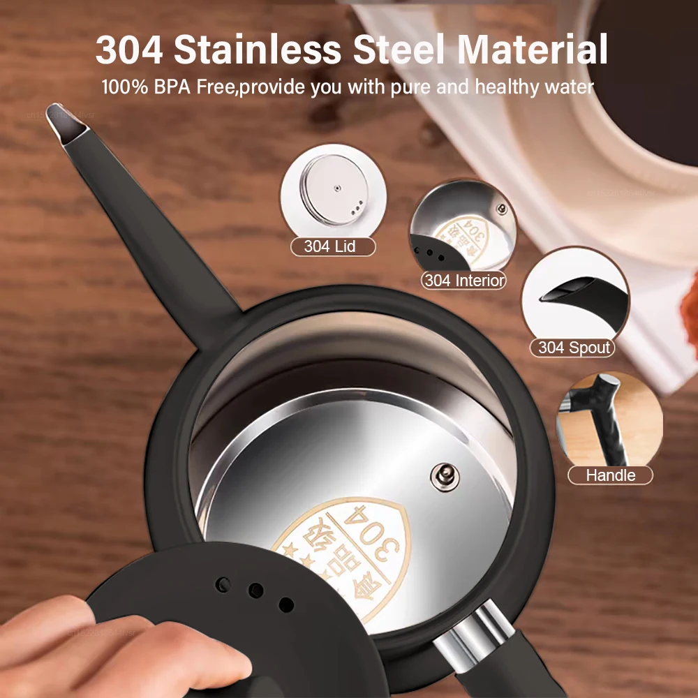 Электрический чайник 1000 мл на гибкой стойке умный с контролем температуры