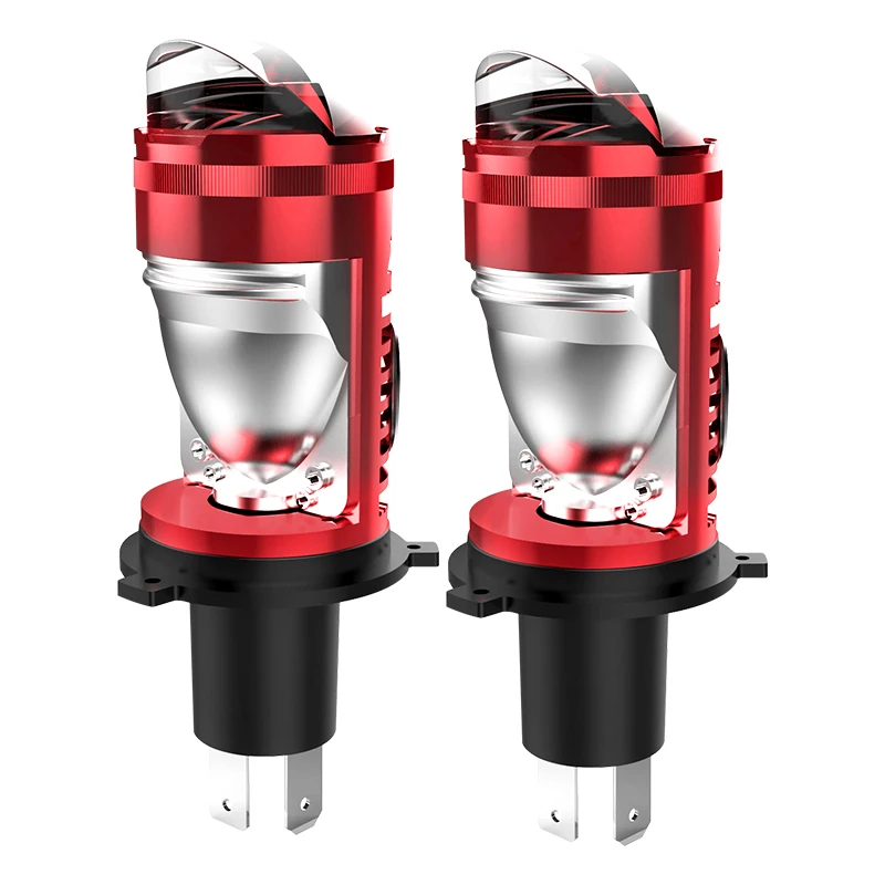 

Dualvision H4 Bi LED Мини-проектор с линзой Светодиодная лампа 900000LM 1200W CANBUS Turbo LHD RHD Противотуманная фара с выс...