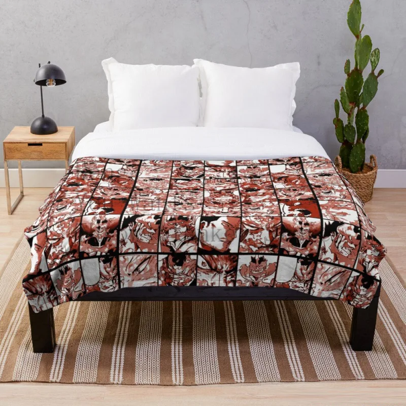 

Endeavor My hero academia collage Throw blanket Print on Demand Decorative Sherpa Throw blankets for Sofa bed Gift