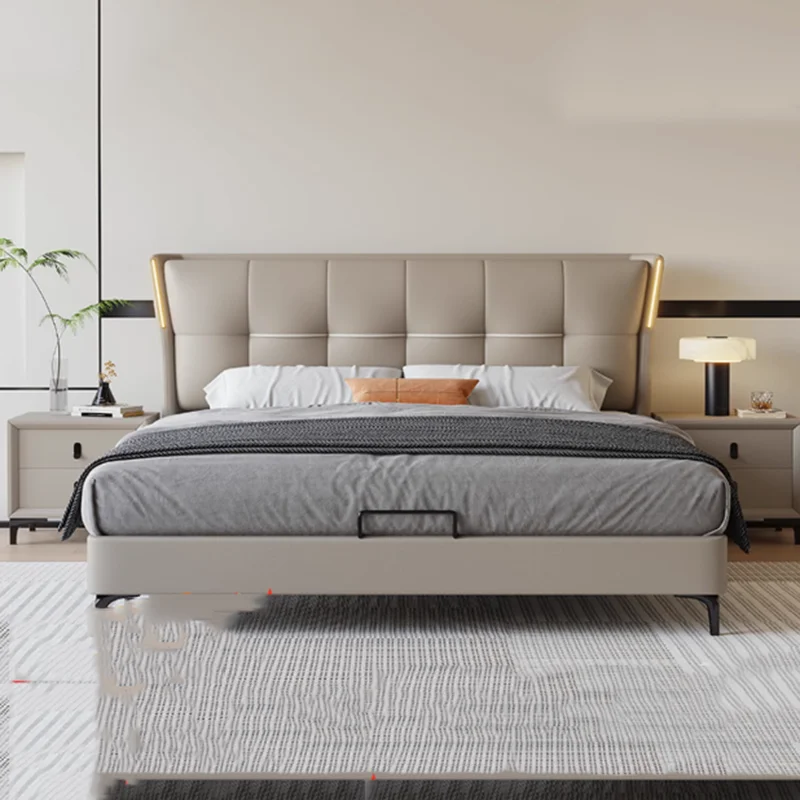 Итальянская двуспальная кровать размера queen-size для взрослых дизайнерская