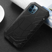 for apple iphone 13 12 pro max imatch aluminum metal silicone shockproof cover for iphone 13 pro 12 mini dirt shock proof case