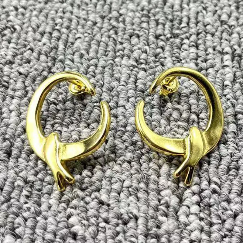 

2022 new UNOde50 exquisite fashion electroplating 925 silver 14K gold pin earrings festival jewelry gifts