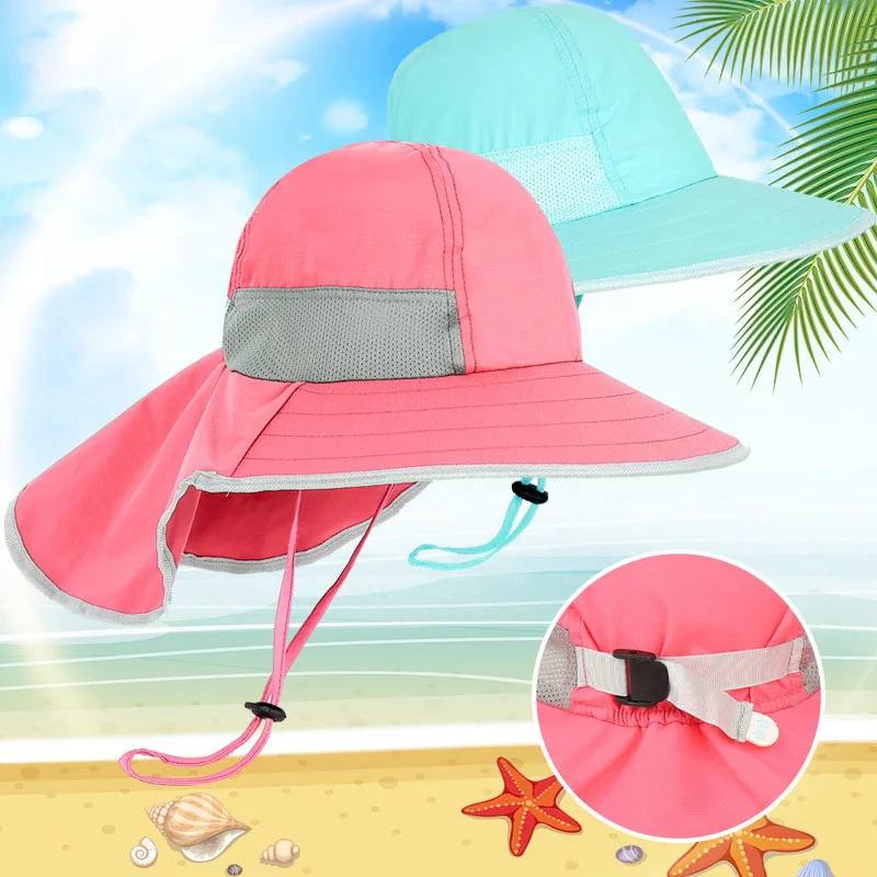 Children's Sun Hat - baby Fisherman Caps Private Caps Neutral Students Outdoor Sun Hat