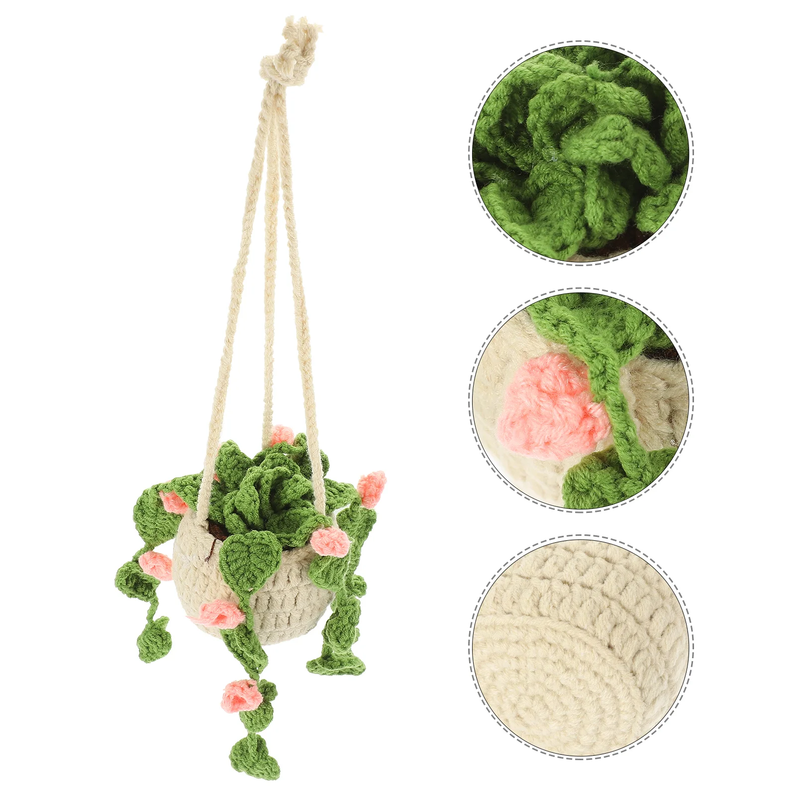 

Crochet Decor Crochet for Car Crochet Hanging Crochet Hanging Basket