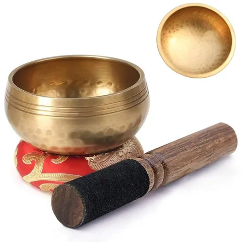 Набор тибетских поющих чаш Звуковая чаша Медитационная чаша Уникальный подарок, Полезный для медитации Йога Снятие стресса