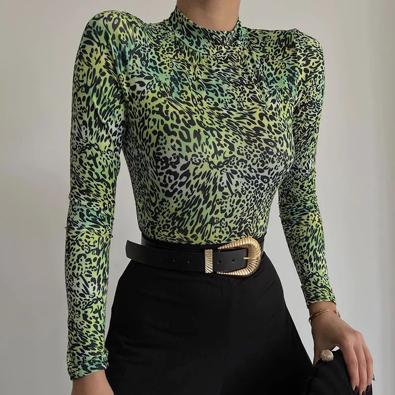 

Women's Autumn New Style Round Neck Abstract Print Long Sleeve Round Neck Street Personality Versatile Top T-Shirts 2023