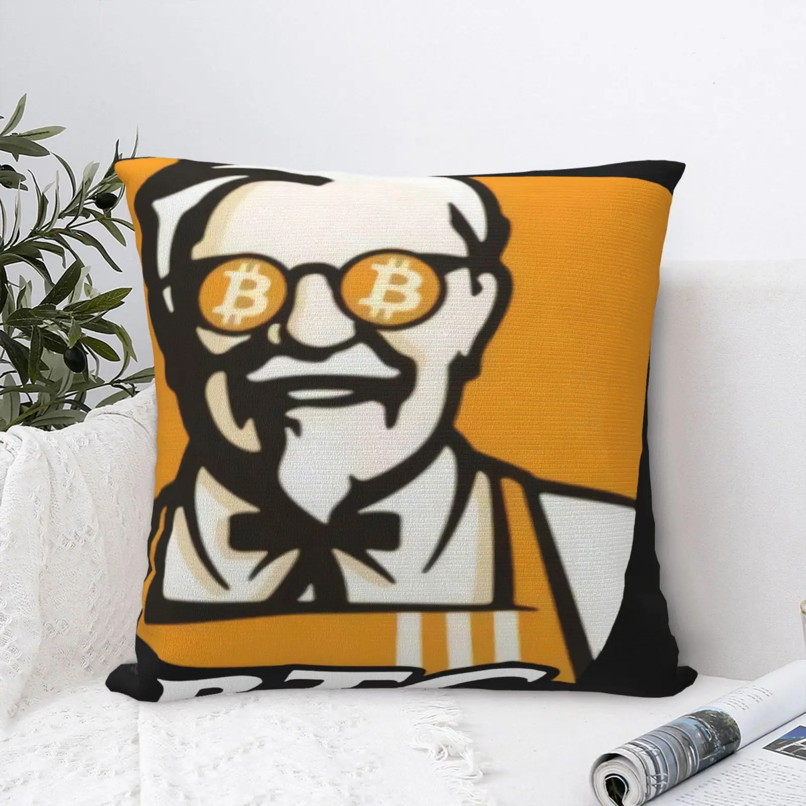 

Биткоин для мужчин, чехол для подушки, чехол для подушки на молнии, чехол для подушки, подушка, чехол для подушки