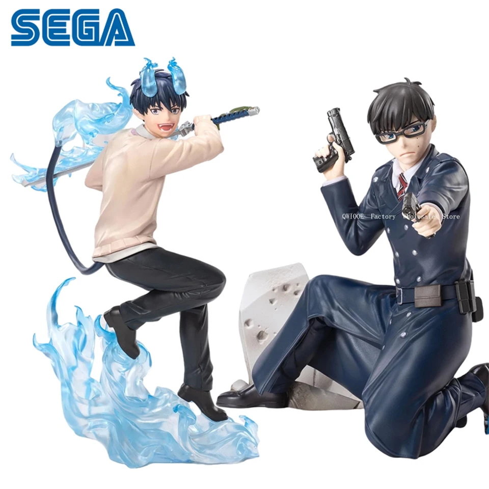 Фото Высоковосстанавливаемая синяя фигурка экзорциста, модель SEGA 14 см Okumura RinOkumura Yukio, аниме-коллекционная игрушка, подарок для фаната 2025 Sought-After №1