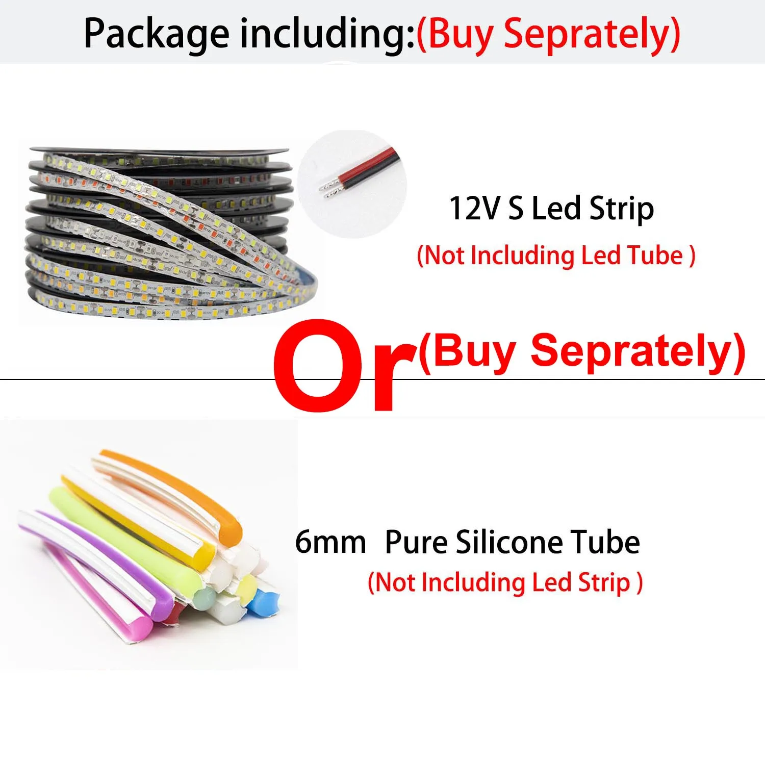 6 мм 8 Отдельная силиконовая неоновая трубка Гибкая гибкая вывеска сделай сам