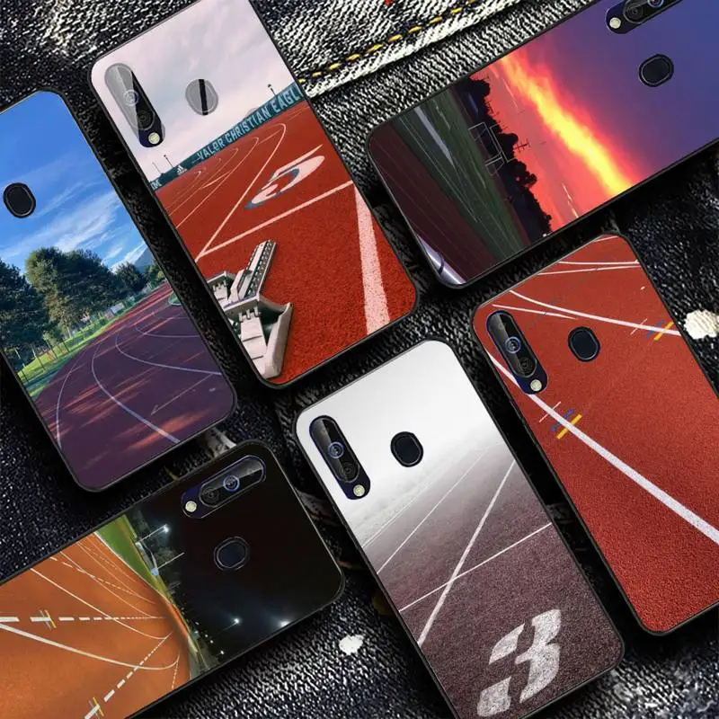 

Plastic track Phone Case for Redmi 8 9 9A for Samsung J5 J6 Note9 for Huawei NOVA3E Mate20lite cover