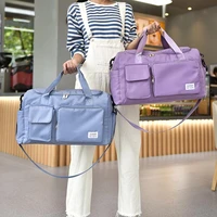 new travel bag hand luggage duffle bag waterproof sports bags fitness yoga gym bag large capacity weekend bag for women