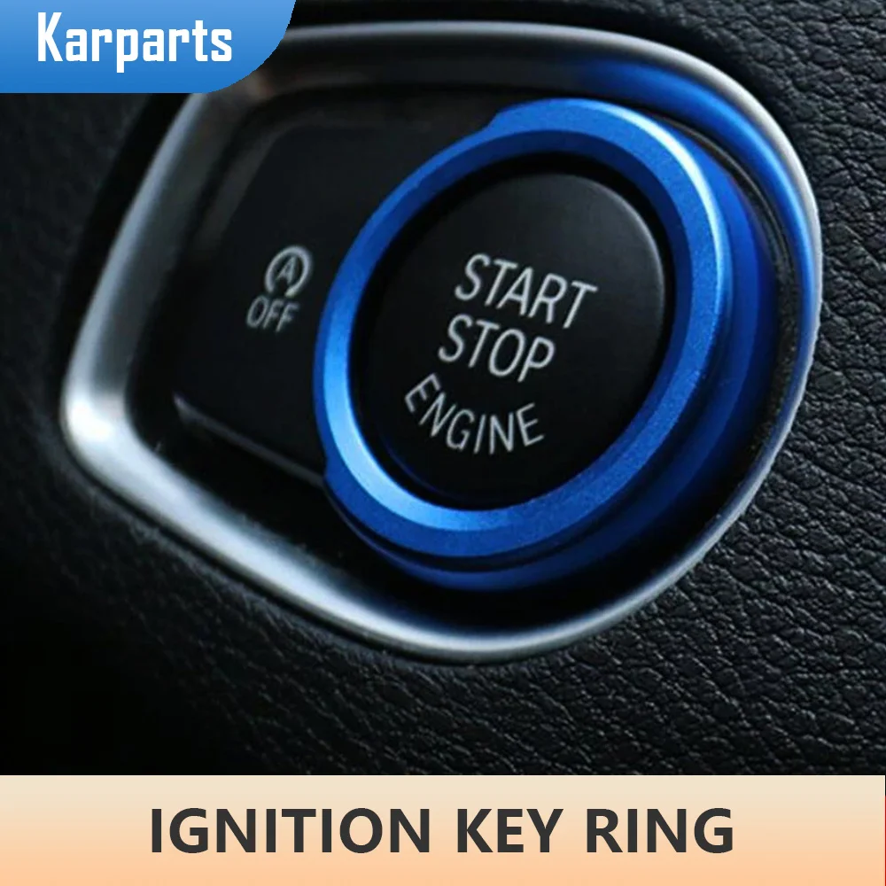 

Car Engine Start Ignition Key Ring Sticker Cover for BMW 1 2 3 4 Series X1 F48 F20 F21 F30 F32 F33 F34 F36 F45 F46 Accessories