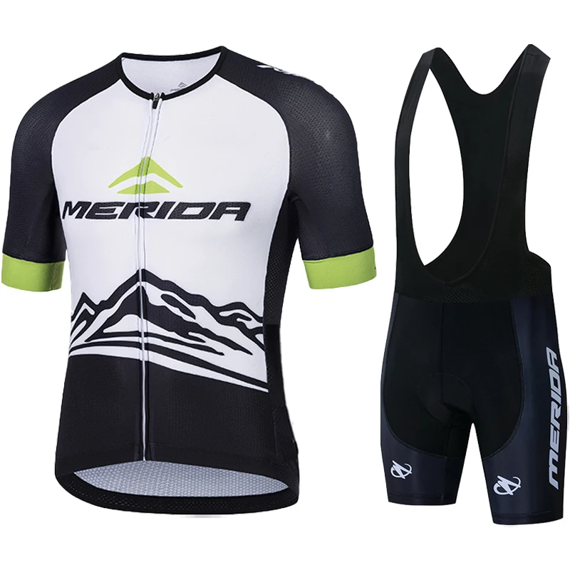 Bicycle Uniform Complete Cycling 2023 Merida Men's Clothing Mens Sets Summer Jersey Triatlon Costume Bike Man Clothes Cyclist