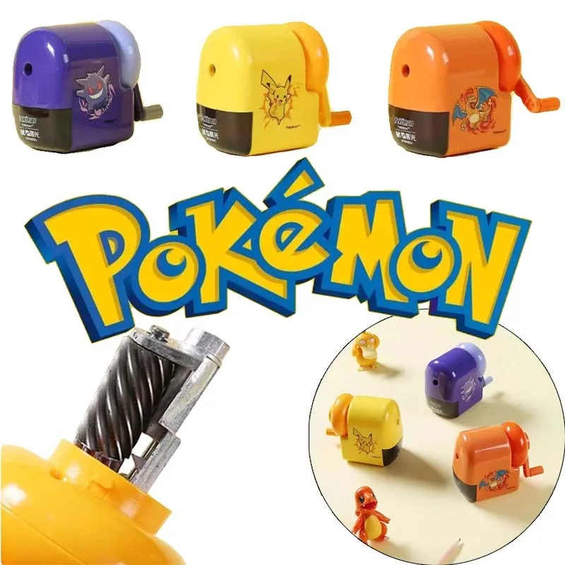 Точилка для карандашей Pokemon Pikachu Студенческая мультяшная Регулируемая точилка