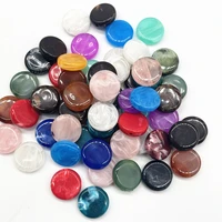 20pcs 15mm imitation natural stone beads oval shape acrylic beads for jewelry making diy handmade earring accessories