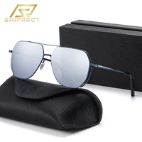 simprect fashion square polarized sunglasses for men 2022 luxury brand designer uv400 high quality vintage driving sun glasses