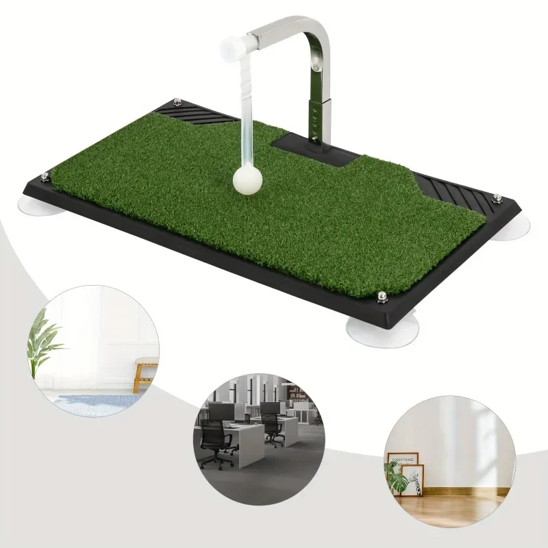 Практика для гольфа коврик ударов тренажер вращение на 360 градусов открытый/в