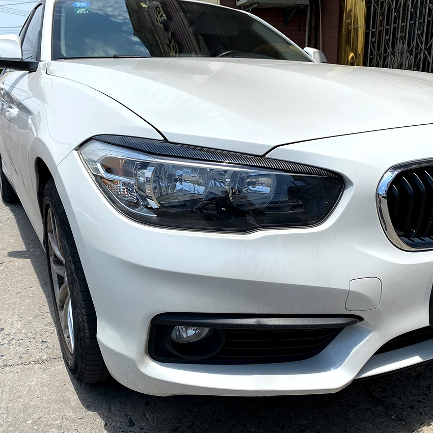 ABS Plastic Headlight Eyebrows Eyelids for BMW F20 F21 Facelift 2015-2019 Painted Gloss Spoiler M Sport Splitter Tuning Bodykit