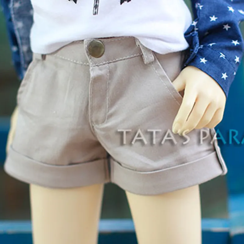

1/3 1/4 BJD SD YOSD Doll Pants Fashion Light Khaki Shorts Doll Accessories