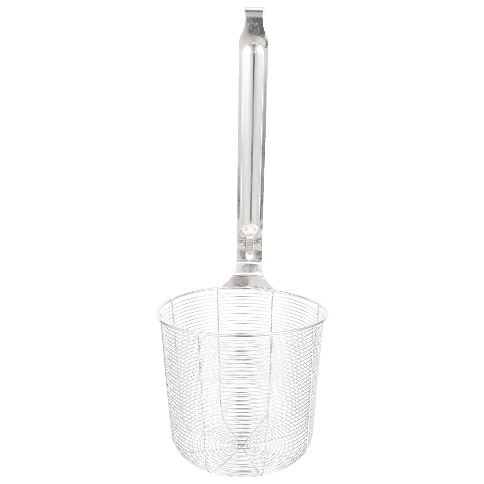 

1Pc Useful Durable Handle Colander Stainless Steel Noodle Colander for Hotel