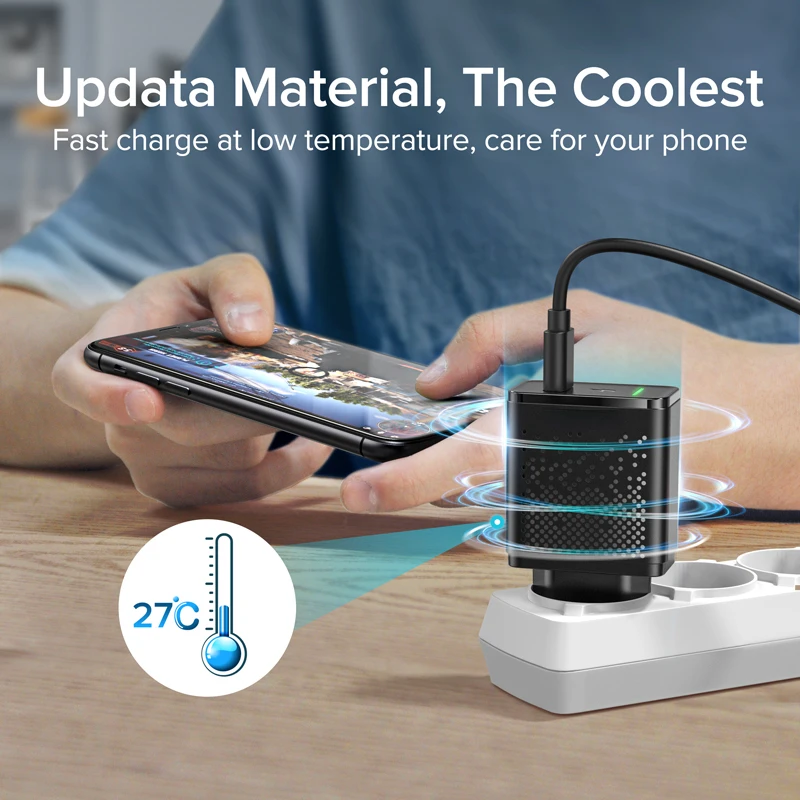 USB Charger EU Plug QC 3.0 Quick Charge Mobile Phone Universal Wall Adapter Fast Charging For iPhone 12 Redmi