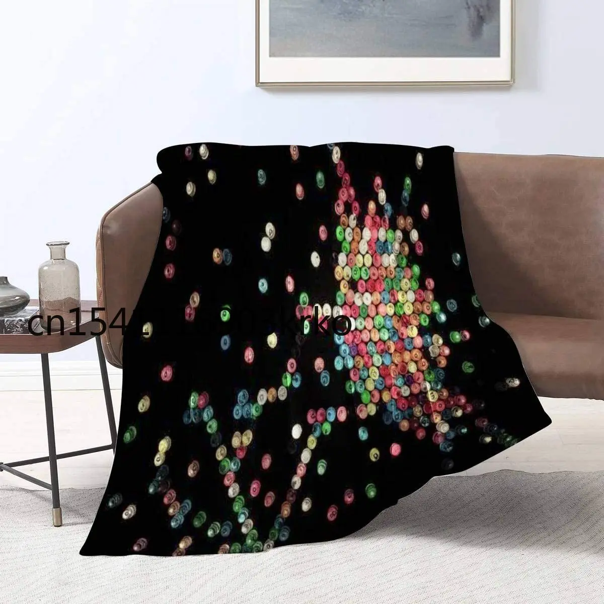

Ucaptain Lite Brite Multifunctional Blankets Air Conditioning Blanket Flannel Plush Throw Decorative Soft Cover All Season
