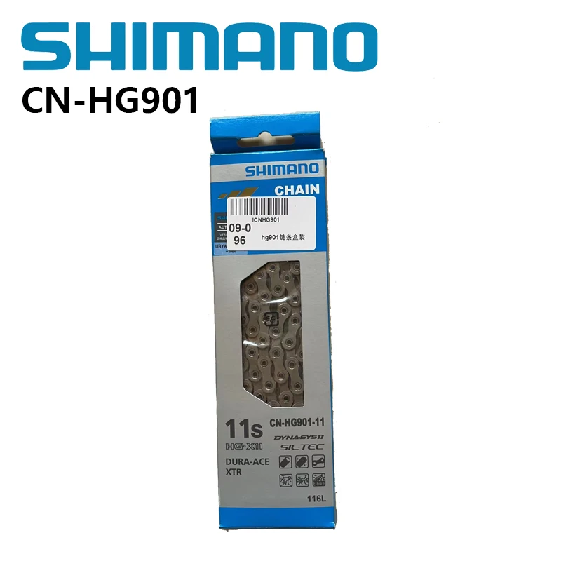 SHIMANO Dura Ace XTR CN-HG901 HG900 9000  11S Speed Chain 116L Without Quick Link HG901 Chain For M9000 6800 5800