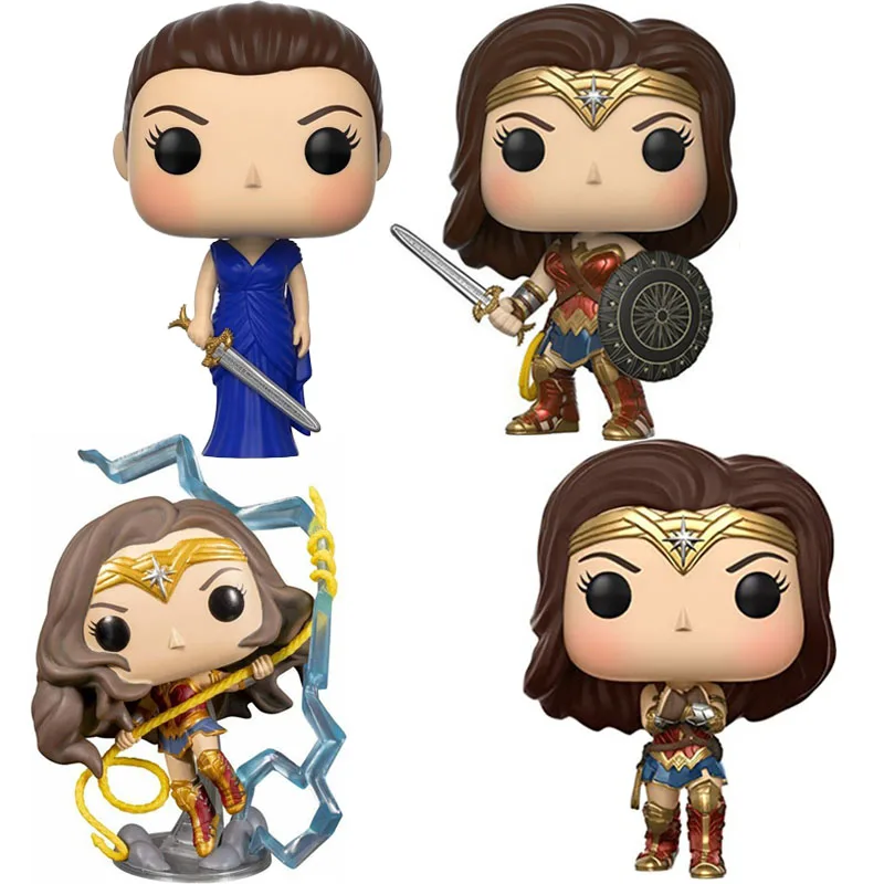 Funko Pop Wonder Woman #172 #177 #226 #361 виниловые фигурки Модель игрушек фигурки Куклы Коллекционные игрушки