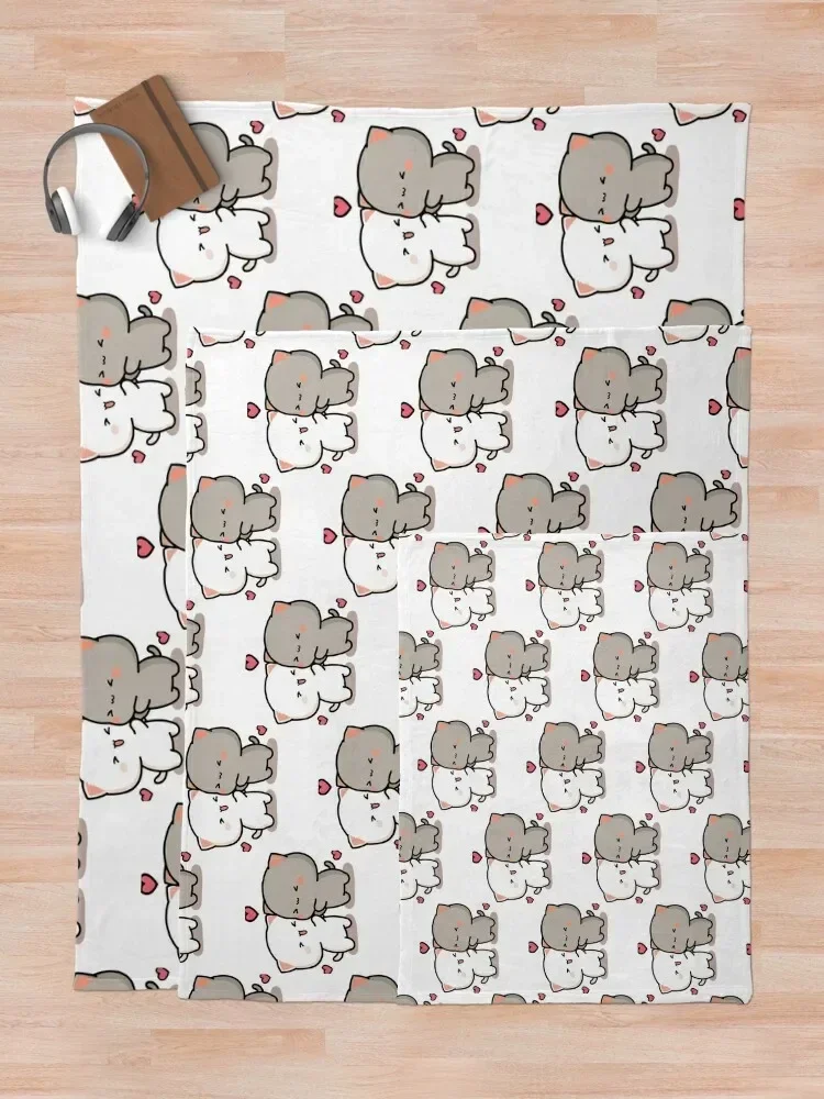 Плед для путешествий с рисунком кошки персика и Гомы