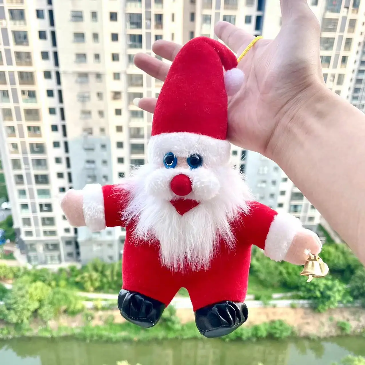 

Игрушка плюшевая в виде Санта-Клауса, 20 см