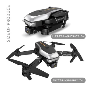 Mini Drone 4K HD Dual Camera Quadcopter Folding WiFi Remote Control Aircraft Plane Toy Kids Adults Gift