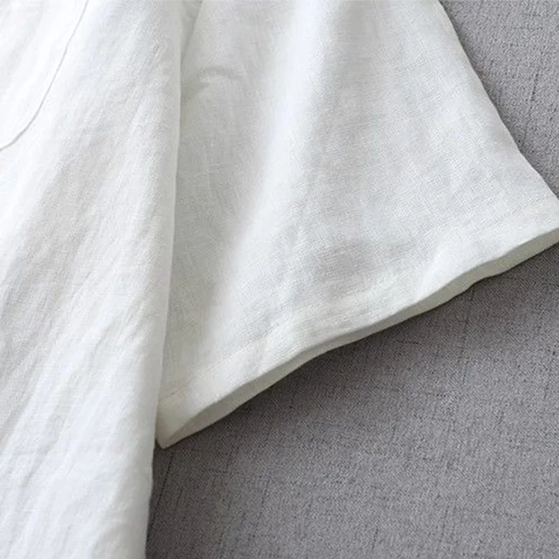 Женская свободная рубашка с принтом повседневная Однотонная в корейском